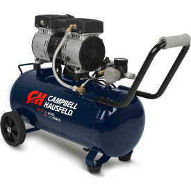 Campbell Hausfeld DC080500 Campbell Hausfeld® DC080500, Quiet Air Portable Compressor, 1 HP, 8 Gal, Horizontal, 2.4 CFM image.