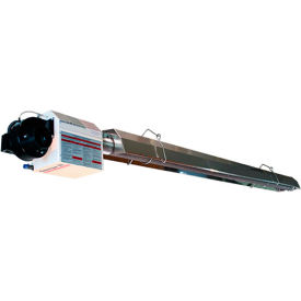 COMBUSTION RESEARCH CORPORATION 0910.30LP.S Omega II® Propane Gas Infrared Straight Tube Heater, 30 Tube Length, 100000 BTU image.
