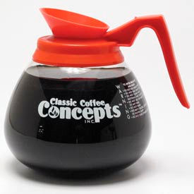 Classic Coffee Concepts, LodgingStar, Ju 27100 Classic Coffee Connections 27100 -12-Cup Glass Commercial Decanter, Decaf image.