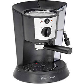 Classic Coffee Concepts CC1812 - Espresso Machine, 1 or 2 Cup, Black, Pour-Over