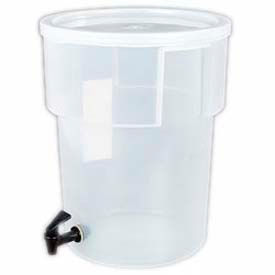 Carlisle Sanitary Maintenance 220930 Carlisle 220930 - Beverage Dispenser Only/No Base, 5-Gallon Capacity, Translucent Bowl And Cover image.