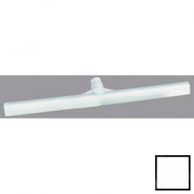 Carlisle Sanitary Maintenance 3656802 Spectrum® Color-Coded One-Piece Rubber Floor Squeegee 24" - White - 3656802 image.