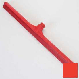 Carlisle Sanitary Maintenance 3656805 Spectrum® Color-Coded One-Piece Rubber Floor Squeegee 24" - Red - 3656805 image.