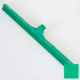 Carlisle Sanitary Maintenance 3656809 Spectrum® Color-Coded One-Piece Rubber Floor Squeegee 24" - Green - 3656809 image.