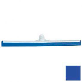Carlisle Sanitary Maintenance 3656814 Spectrum® Color-Coded One-Piece Rubber Floor Squeegee 24" - Blue - 3656814 image.