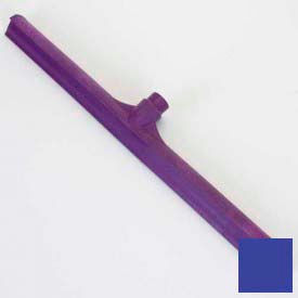 Carlisle Sanitary Maintenance 3656868 Spectrum® Color-Coded One-Piece Rubber Floor Squeegee 24" - Purple - 3656868 image.