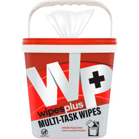 Red Square Multi-Task Buckets & Red Lids, 4 Buckets/Case view 2