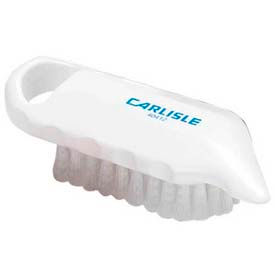 Carlisle Sanitary Maintenance 4041202 Carlisle 4041202 - Sparta® Potato Brush W/ Medium Stiff Polyester Bristles 5-3/4", White image.
