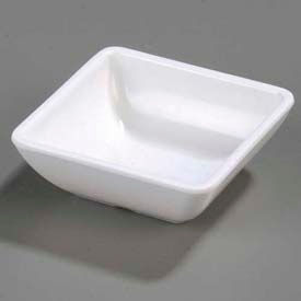 Carlisle Sanitary Maintenance 86002 Carlisle 086002 - Square Ramekin 2 Oz., 1-1/2" x 1-3/16", White image.