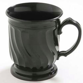 DINEX DX300003 Dinex DX300003 - Turnbury® Insulated Pedestal Base Mug, 8 Oz. 48/Cs, Onyx image.