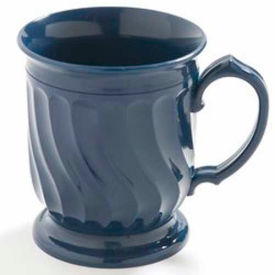 DINEX DX300050 Dinex DX300050 - Turnbury® Insulated Pedestal Base Mug, 8 Oz. 48/Cs, Dark Blue image.