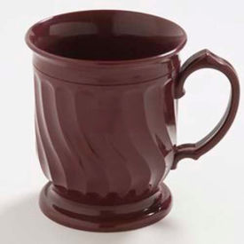 DINEX DX300061 Dinex DX300061 - Turnbury® Insulated Pedestal Base Mug, 8 Oz. 48/Cs, Cranberry image.