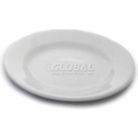 DINEX DX5ACBP02A Dinex DX5ACBP02A - 5-1/2" China Bread Plate, 5-1/2", Bright White image.