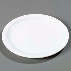 Carlisle Sanitary Maintenance KL11602 Carlisle KL11602 - Kingline™ Dinner Plate 10" x 3/4", White image.