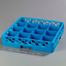 Carlisle Sanitary Maintenance RC1614 Carlisle RC1614 - Opticlean™ 16-Compartment Cup Rack, Blue image.