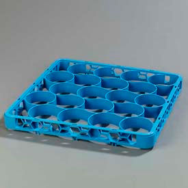 Carlisle Sanitary Maintenance REW20S14 Carlisle REW20S14 - Opticlean Newave 20-Compartment Glass Rack Extender, Carlisle Blue image.