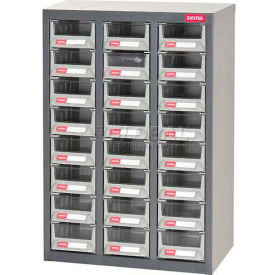 Lds Industries Llc 1010010 Shuter Parts Drawer Cabinet, 24 Drawers, Floor unit, 17-1/2"W x 8-3/4"D x 25-1/4"H image.