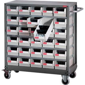 Lds Industries Llc 1010016 Shuter Parts Drawer Cart, 30 Drawers, 49 "L x 15-3/4"W x 34-5/8"H image.