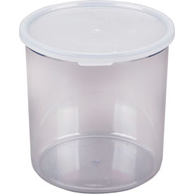 Cambro® Crock W/ Lid 6-3/16" Dia. x 6-3/4"H Clear