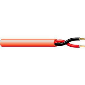 Convergent Connectivity Technology 4052RD1S Convergent Connectivity Technology 4052RD1S 16AWG 2C Solid Fire Alarm Cable FPLR 1,000 Ft. Spool Red image.