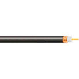 Convergent 5007BK5S RG59/U 20 AWG Solid Copper Conductor CCA Braid PVC 500 Ft. Spool Black