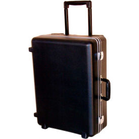 Case Design Corporation 696-20-FF Case Design Wheeled Case Foam Filled 696 Wheeler Carrying Case - 20"L x 15"W x 8"H - Black image.