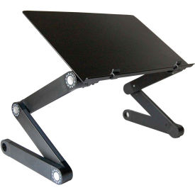 Uncaged Ergonomics WEPB WorkEZ Professional Aluminum Laptop Stand, Black