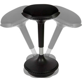 Uncaged Ergonomics WSb Uncaged Ergonomics Adjustable Height Wobble Stool Swivel Chair - Black image.