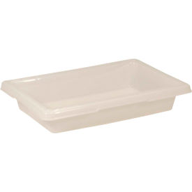 Rubbermaid Commercial Products FG350700WHT Rubbermaid Bus Utility Tote Box FG350700WHT - 18 x 12 x 3-1/2 - White image.