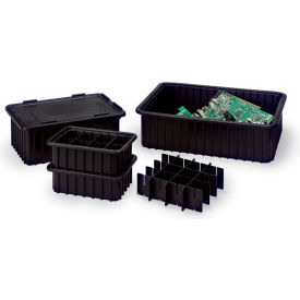 Lewis Bins CDC1040-XL LEWISBins Snap-On Lids For Conductive Divider Boxes - Fits Divider Box 4711300, 4711600, 4711700 image.