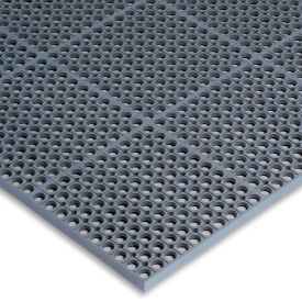 Tennesee Mat Co 478.12x3x5GY Wearwell® WorkSafe® Light Anti Fatigue Drainage Mat 1/2" Thick 3 x 5 Gray image.