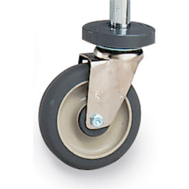 Metro 5MPR Metro Casters for Wire Shelving - Polyurethane - Rigid with Bumper image.