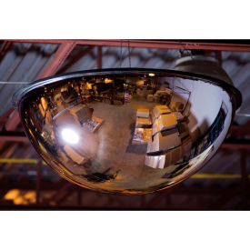 Vision Metalizers D4800* Panoramic Full Dome Acrylic Mirror, Indoor, 48" Dia., 360° Viewing Angle image.
