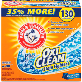 Arm & Hammer Power of OxiClean Detergent Powder 9.92 lb. Box 3 Boxes - 3320000108