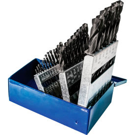 Century Drill & Tool 24929 Century Drill 24929 - Black Oxide Drill Bit 29 Piece Set - 135° - 1/16" to 1/2" by 64ths image.