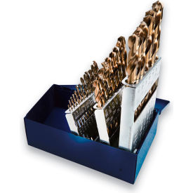 Century Drill & Tool 26129 Century Drill 26129 - Cobalt Drill Bit 29 Piece Set - 135° - 1/16" to 1/2" by 64ths image.