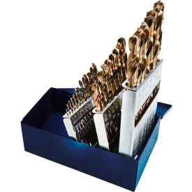 Century Drill & Tool 26329 Century Drill 26329 - Cobalt Drill Bit 29 Piece Set - 135° - 1/16" to 1/2" by 64ths image.