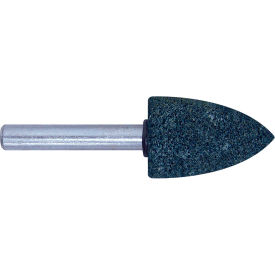 Century Drill & Tool 75202 Century Drill 75202 Mounted Grinding Point 11/16" Dia. 1/4" Shank Size A12 Aluminum Oxide image.