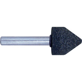Century Drill & Tool 75203 Century Drill 75203 Mounted Grinding Point 11/16" Dia. 1/4" Shank Size A14 Aluminum Oxide image.