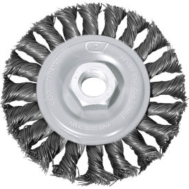 Century Drill & Tool 76043 Century Drill 76043 Angle Grinder Wire Wheel 4" Dia. Steel Cable Twist image.