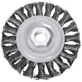 Century Drill & Tool 76048 Century Drill 76048 Angle Grinder Wire Wheel 4" Dia. Steel Knot image.