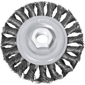 Century Drill & Tool 76064 Century Drill 76064 Angle Grinder Wire Wheel 6" Dia. Steel Knot image.