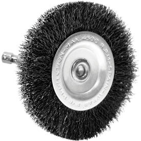 Century Drill & Tool 76433 Century Drill 76433 Drill Radial Wire Brush 3" Dia. Steel Crimped image.