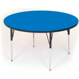 Activity Tables 36""L x 36""W Standard Height Round - Blue