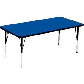 Activity Tables 48""L x 30""W Standard Height Rectangular - Blue