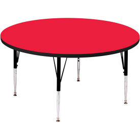Correll Inc A60-RND-35 Activity Tables, 60"L x 60"W, Standard Height, Round - Red image.