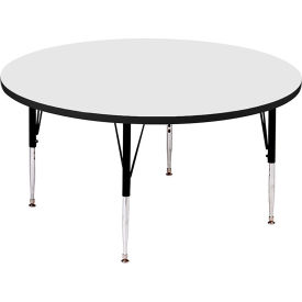 Activity Tables 42""L x 42""W Standard Height Round - White