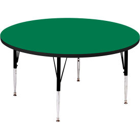 Correll Inc A48-RND-39 Activity Tables, 48"L x 48"W, Standard Height, Round - Green image.