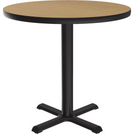 Correll Inc BXT30R-16 Correll 30" Round Restaurant Table, Maple image.