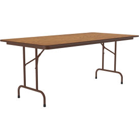 Correll Laminate Folding Table 36"" x 96"" Oak